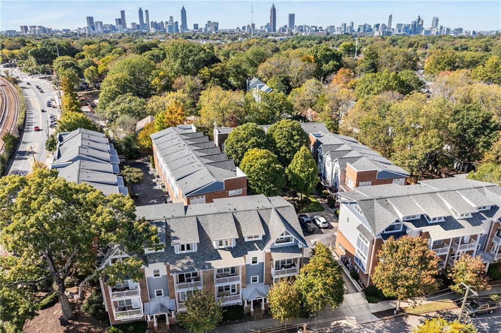 1258 DeKalb Avenue Northeast, Unit 135 Atlanta, GA 30307 - Photo 42 of 45 an aerial view of multiple house