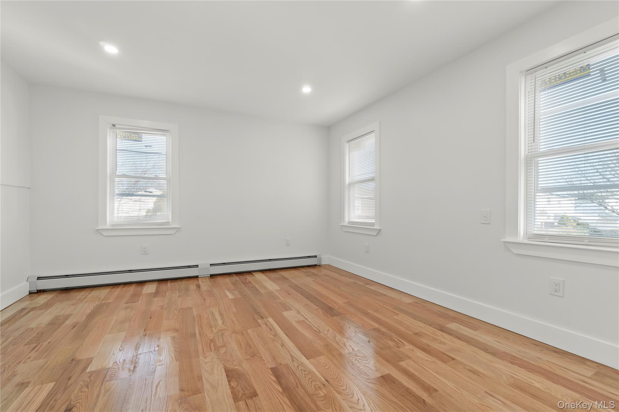 249-09 Mayda Road Queens, NY 11422 - Photo 11 of 28 an empty room with wooden floor and windows