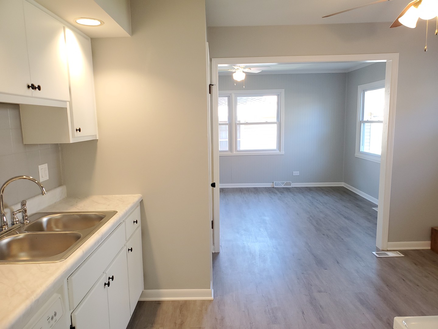 26W269 Jewell Road Winfield, IL 60190 - Photo 8 of 23 a view of a kitchen sink wooden floor and a sink