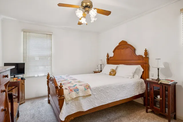 a bathroom with a sink mirror and shower