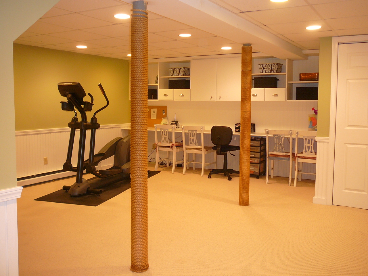 10 Silver Ridge Road New Canaan, CT 06840 - Photo 8 of 15 a view of a room with gym equipment