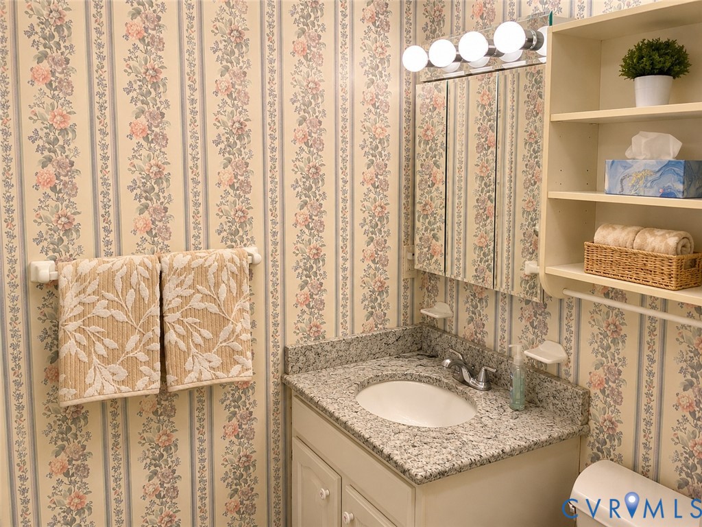 1507 Bronwyn Road, Unit T3 Henrico, VA 23238 - Photo 19 of 42 Vanity with granite countertop, integrated sink, c