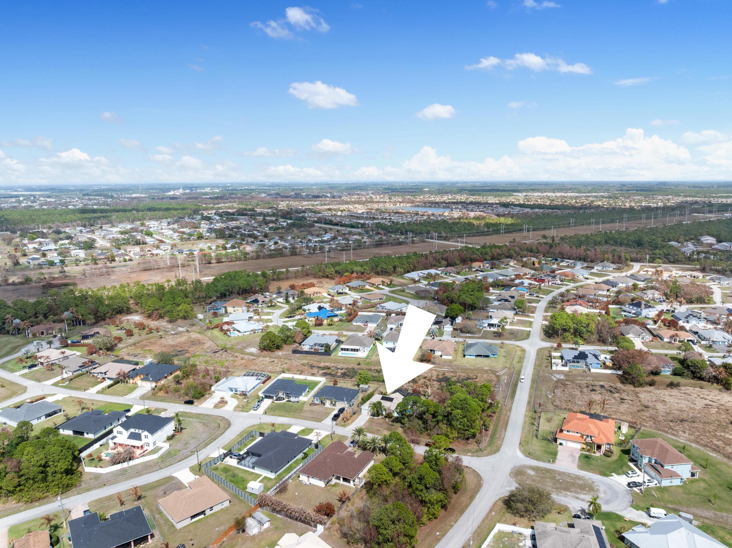 5593 Northwest Wesley Road Port St. Lucie, FL 34986 - Photo 32 of 33 Aerial 2