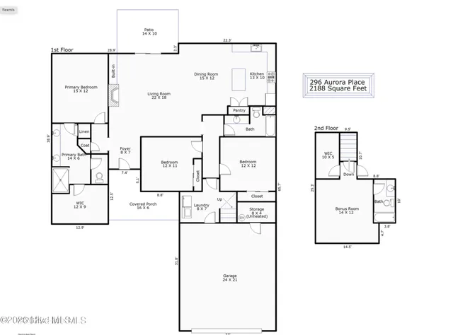 $469,900 | 296 Aurora Place, Hampstead, NC 28443
