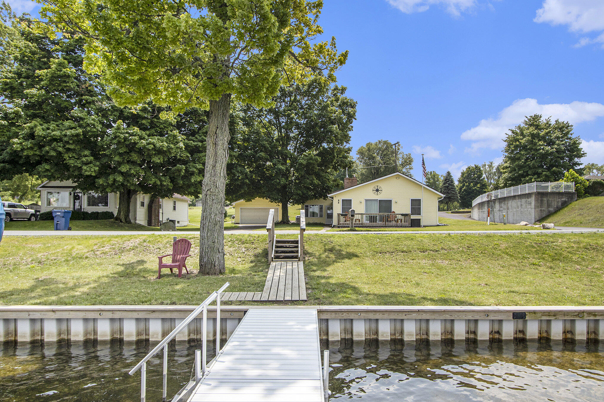 55 Hickory Road Battle Creek, MI 49017 - Photo 8 of 39 Your 85' of Fine Lake water front