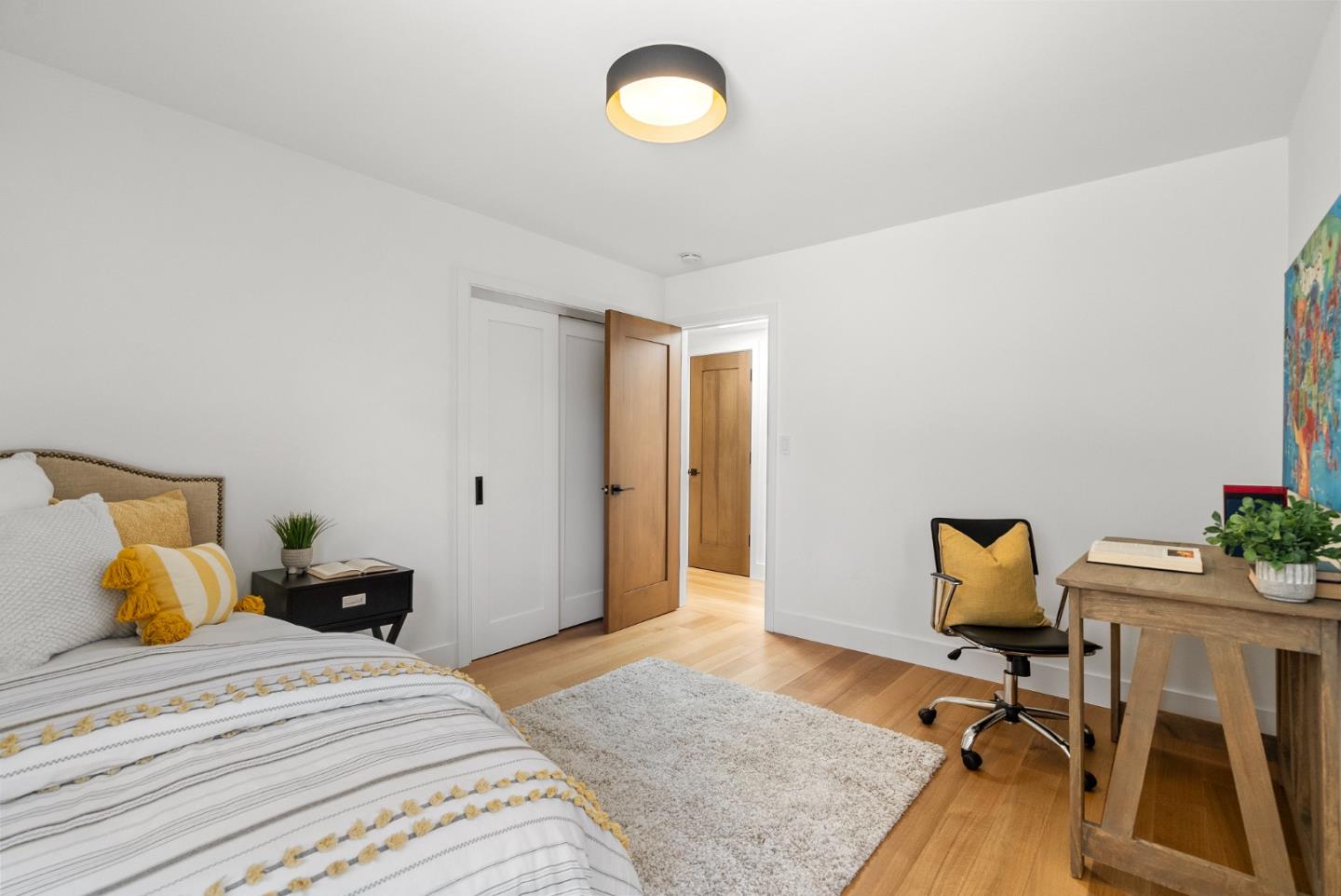 2201 Pullman Avenue Belmont, CA 94002 - Photo 14 of 48 a bedroom with bed and window