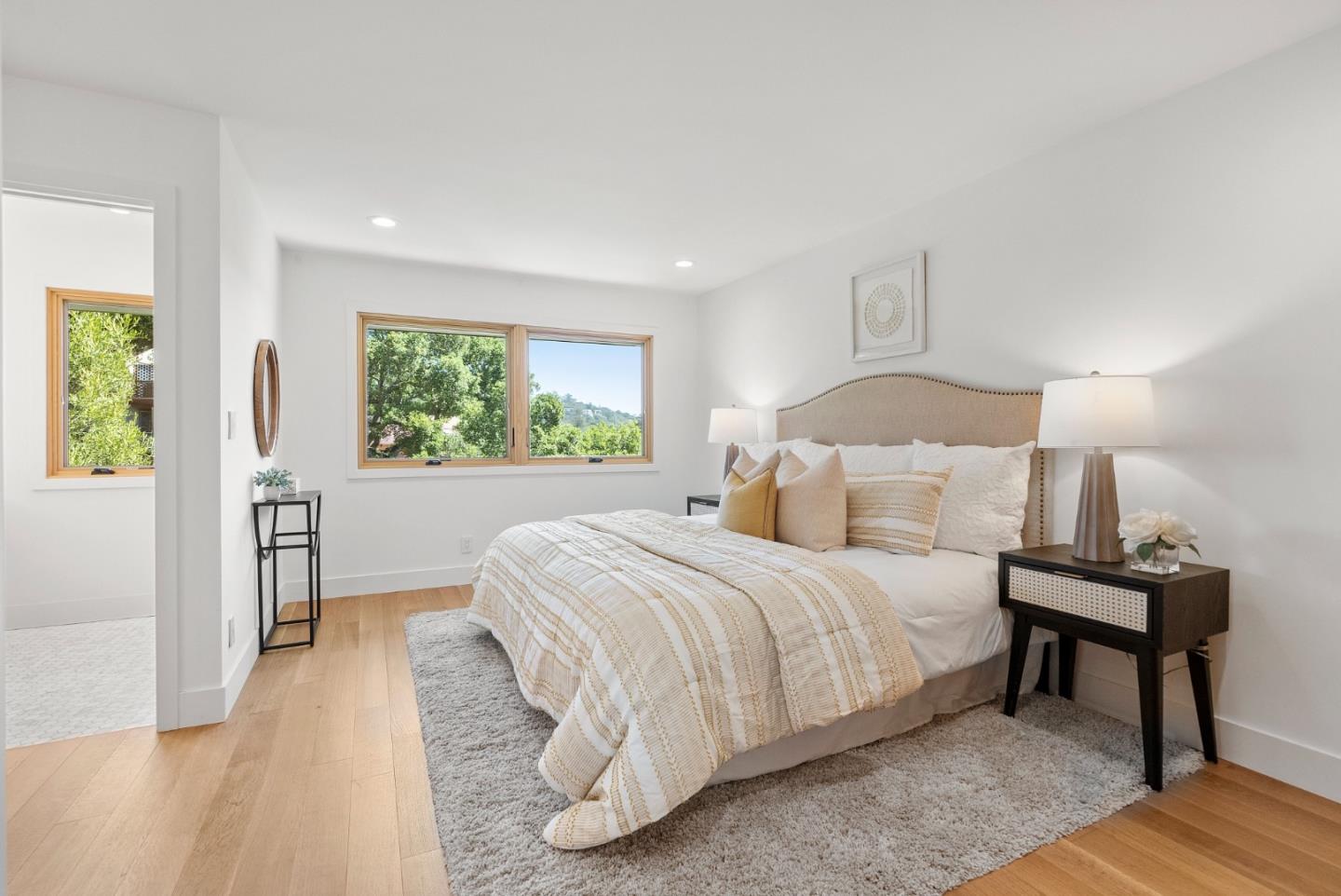 2201 Pullman Avenue Belmont, CA 94002 - Photo 19 of 48 a bedroom with a bed and a window