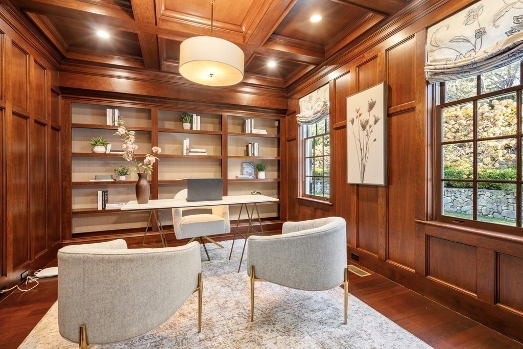 39 Temple Road Wellesley, MA 02482 - Photo 5 of 35 a living room with furniture and a large window
