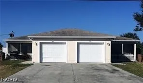 a view of a house with a outdoor space