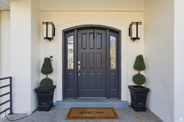 1878 East Ridge Point Drive Bountiful, UT 84010 - Photo 2 of 92 Entrance to property with stucco siding