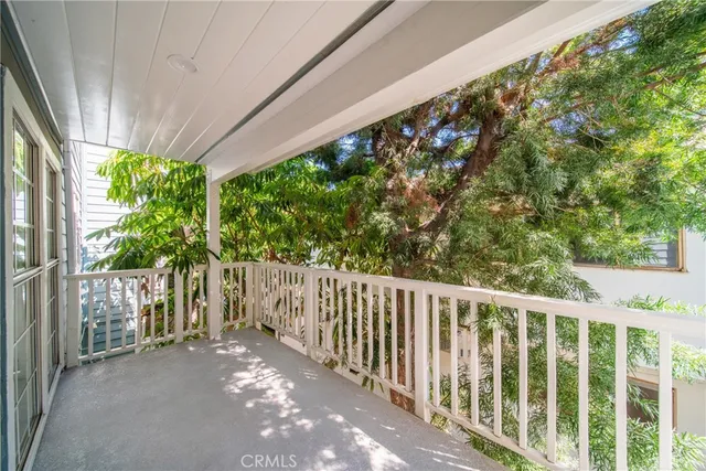 a view of a pathway of a building