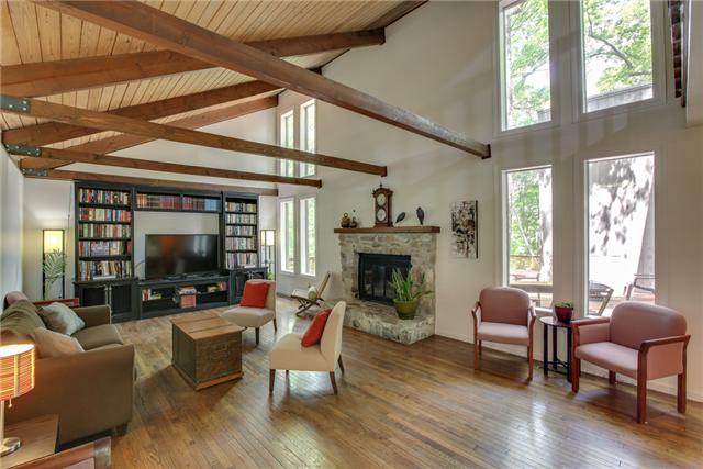 876 High Point Ridge Road Franklin, TN 37069 - Photo 2 of 20 Incredible Vaulted, Beamed Ceiling in Den