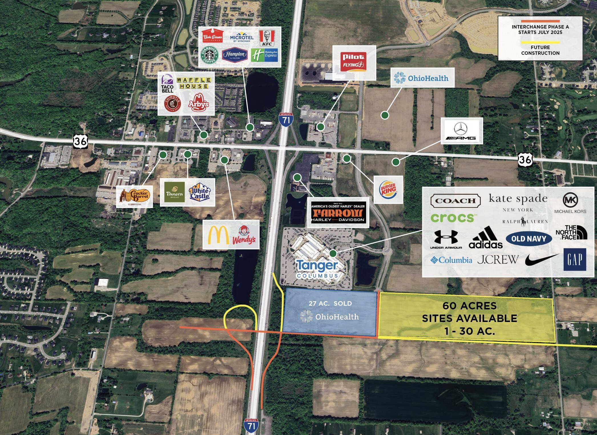 504 South Galena Road Sunbury, OH 43074 - Photo 3 of 6 The Sunbury Gateway District is surrounded by national brands offering unmatched access, visibility, and commercial synergy.