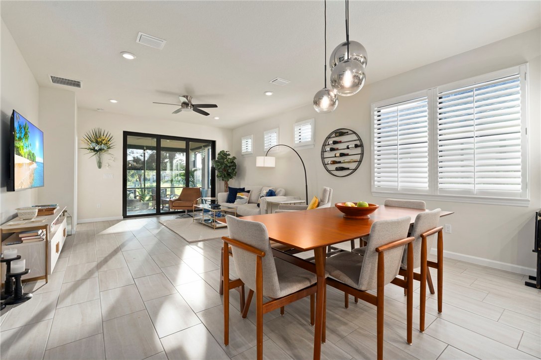 5208 Unity Square Vero Beach, FL 32967 - Photo 12 of 34 a view of a dining room and livingroom view