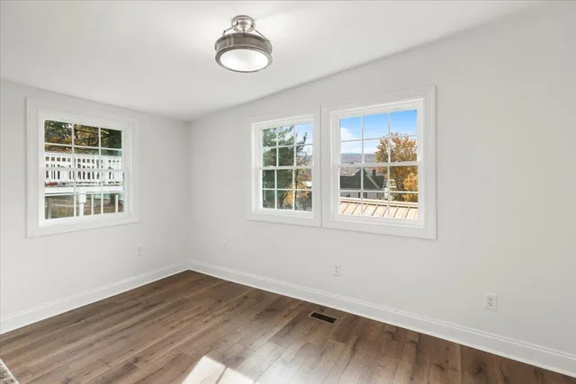 a view of a brick wall