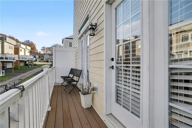 a view of balcony and patio
