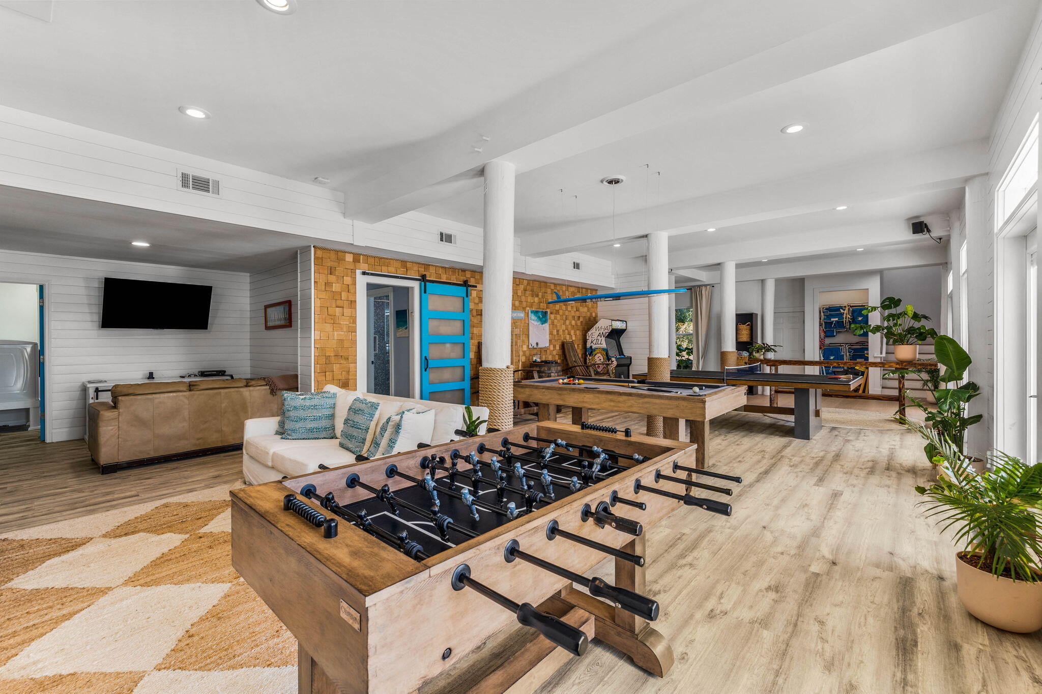 204 Sandstone Street Santa Rosa Beach, FL 32459 - Photo 11 of 80 a living room with furniture and a flat screen tv