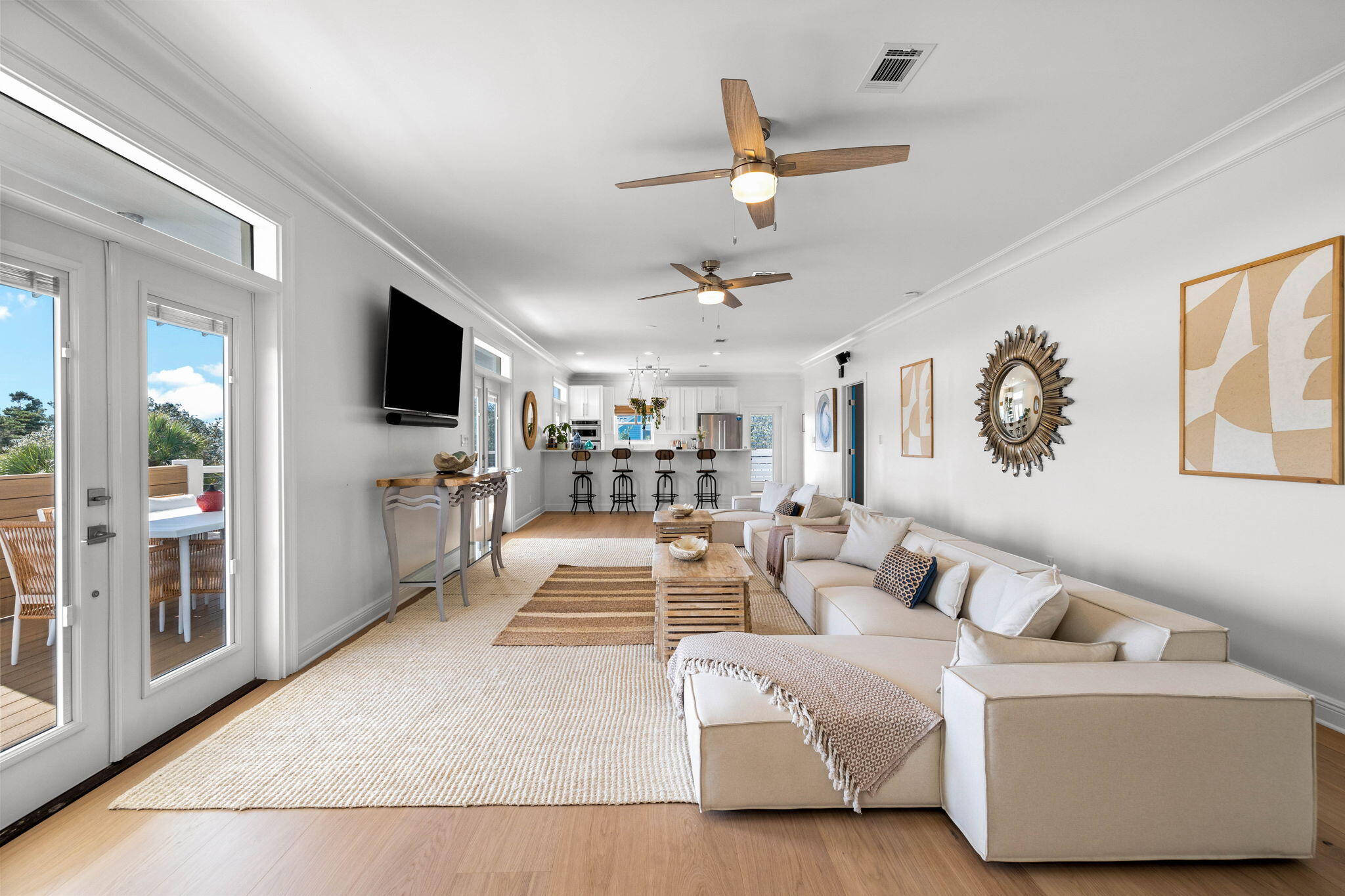 204 Sandstone Street Santa Rosa Beach, FL 32459 - Photo 13 of 80 a living room with furniture and a flat screen tv
