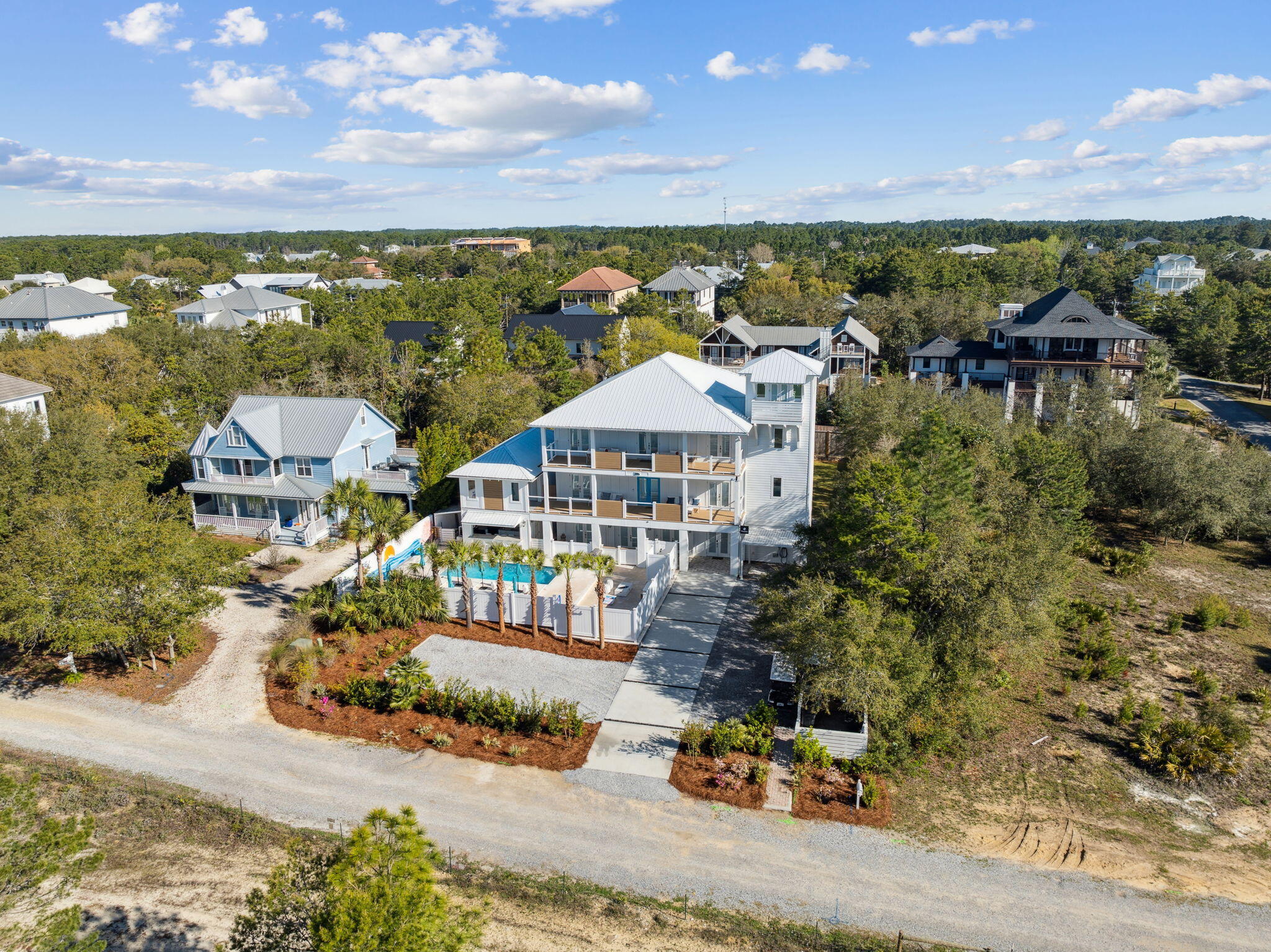 204 Sandstone Street Santa Rosa Beach, FL 32459 - Photo 5 of 80 a view of a city with an ocean view