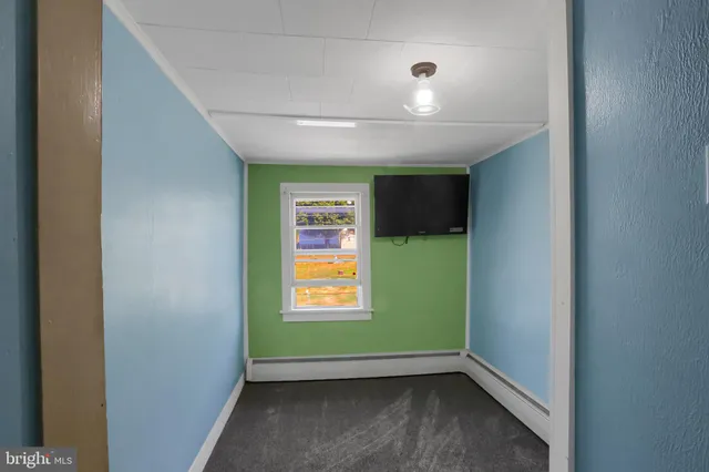 a view of room with window