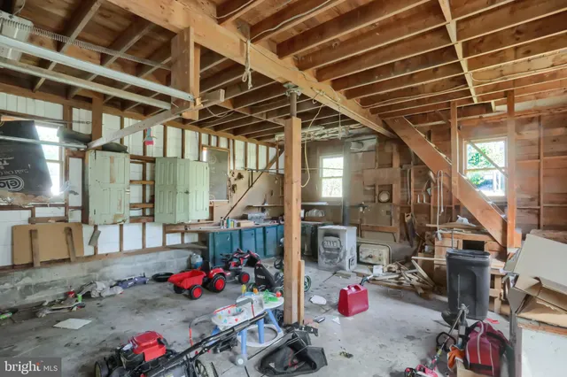 a view of storage and utility room