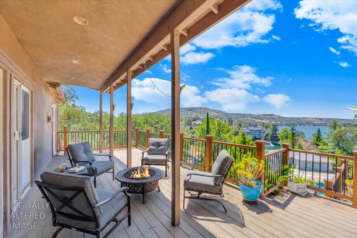 411 Sunrise Road Copperopolis, CA 95228 - Photo 11 of 76 Virtually Staged firepit and chairs. Stunning views, day and night!