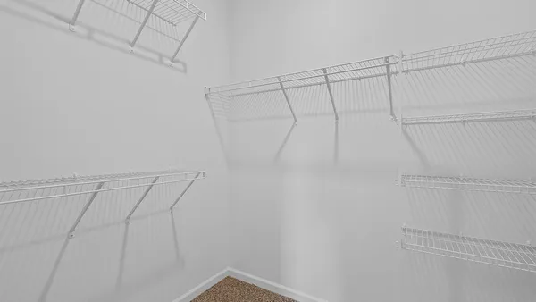 a view of a rack on the wall