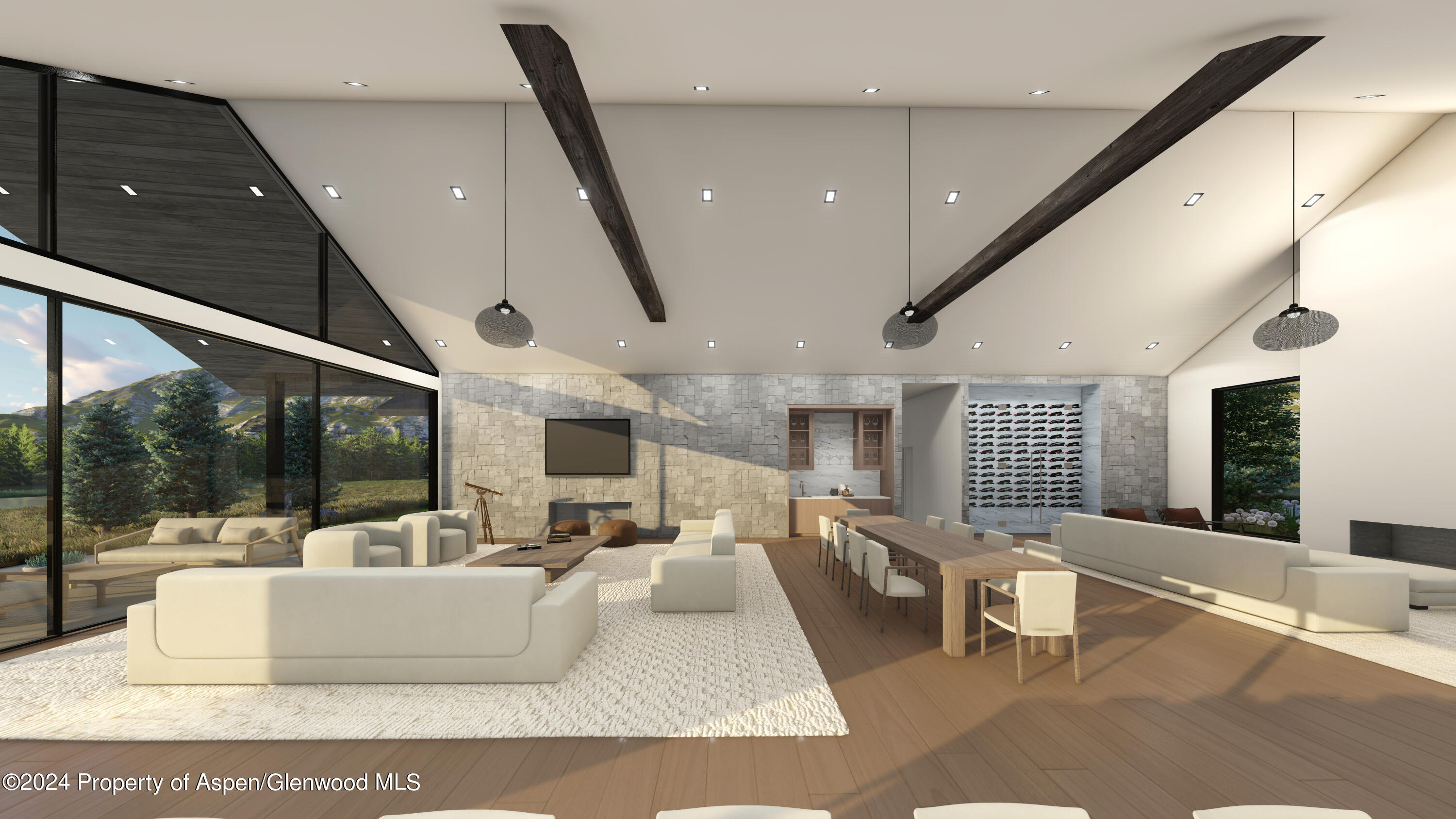 34 St Finnbar Farm Road Carbondale, CO 81623 - Photo 12 of 22 a living room with furniture and a large window