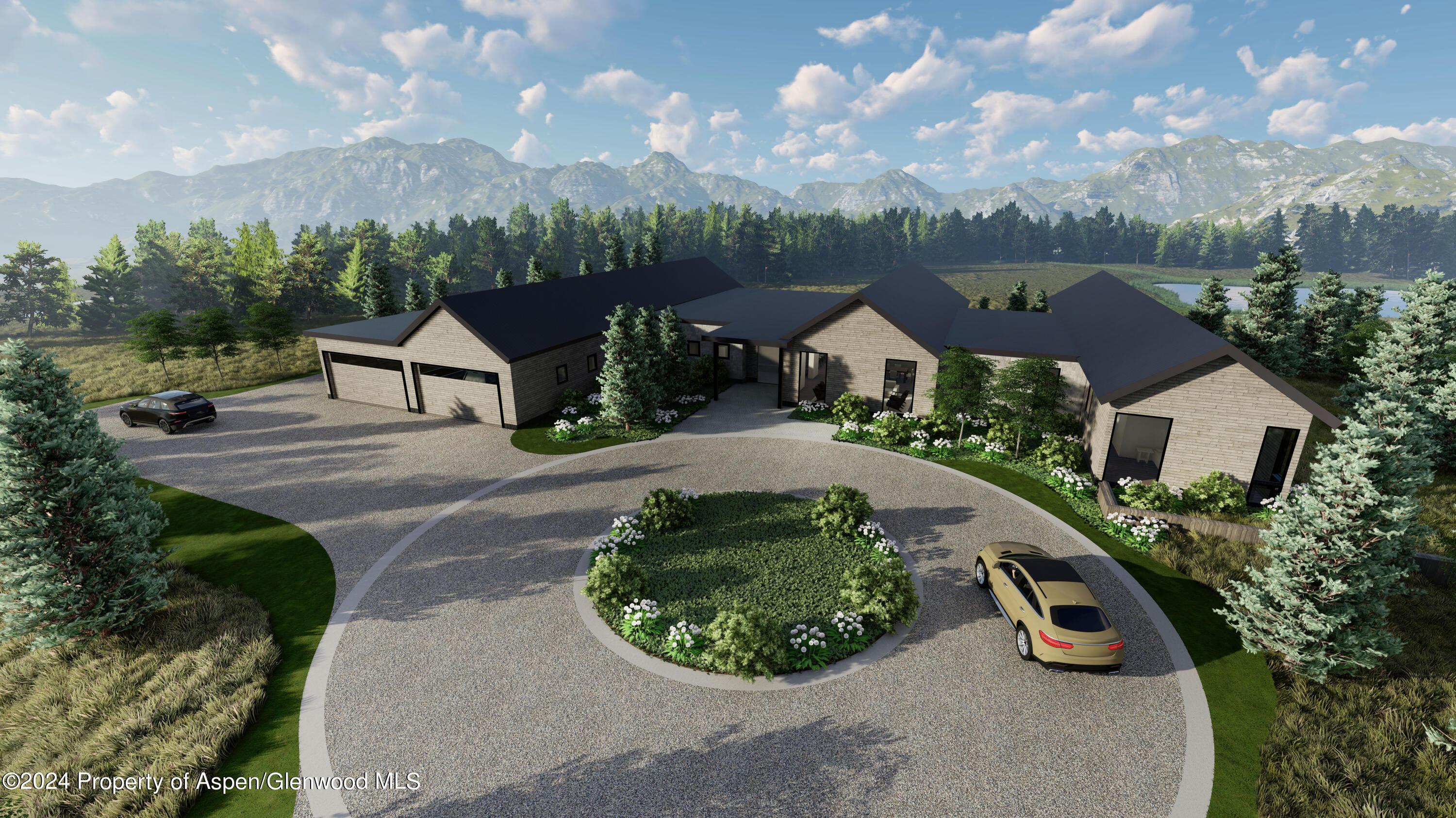 34 St Finnbar Farm Road Carbondale, CO 81623 - Photo 21 of 22 an aerial view of a house with garden