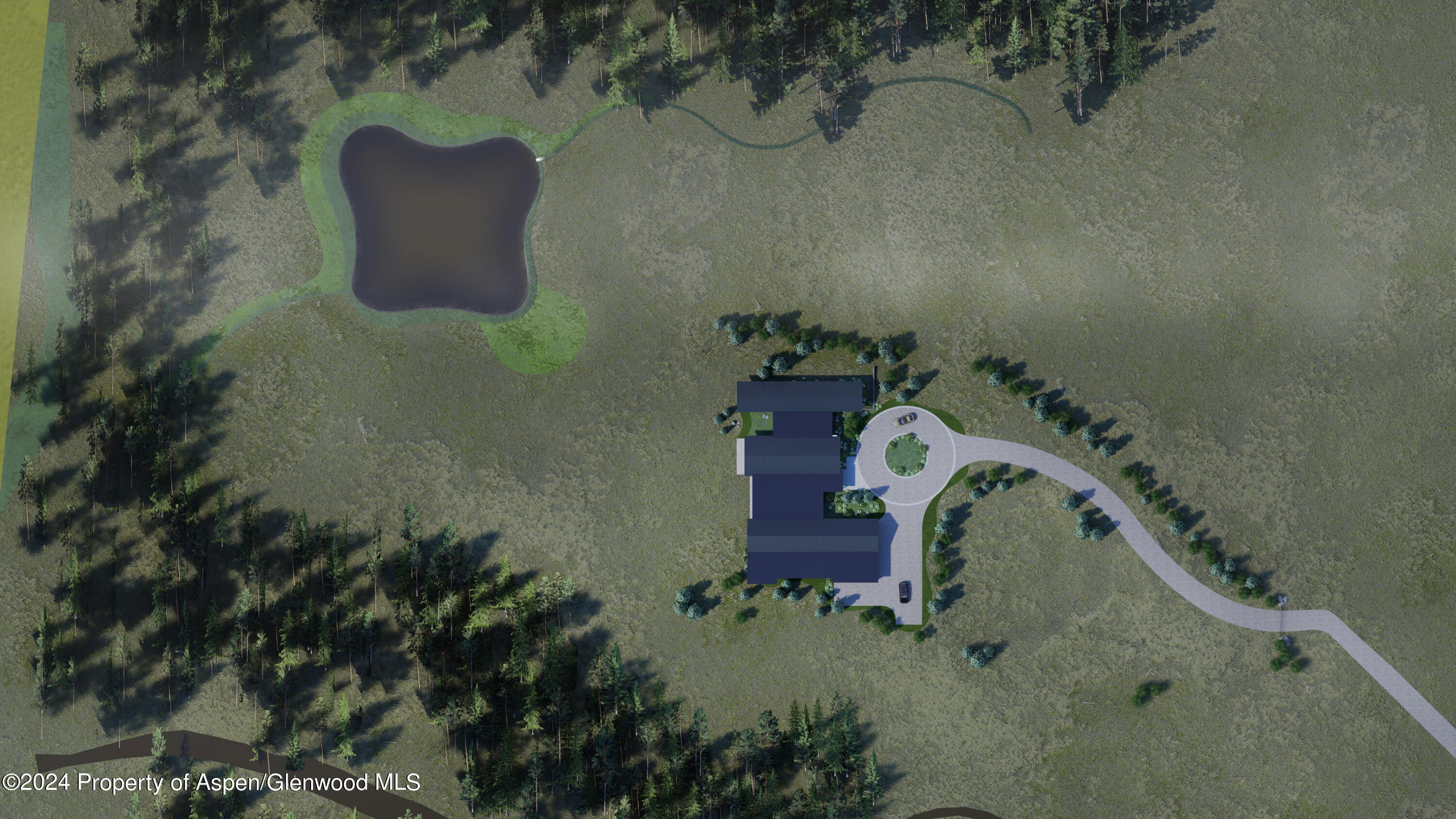 34 St Finnbar Farm Road Carbondale, CO 81623 - Photo 22 of 22 an aerial view of a house with a yard