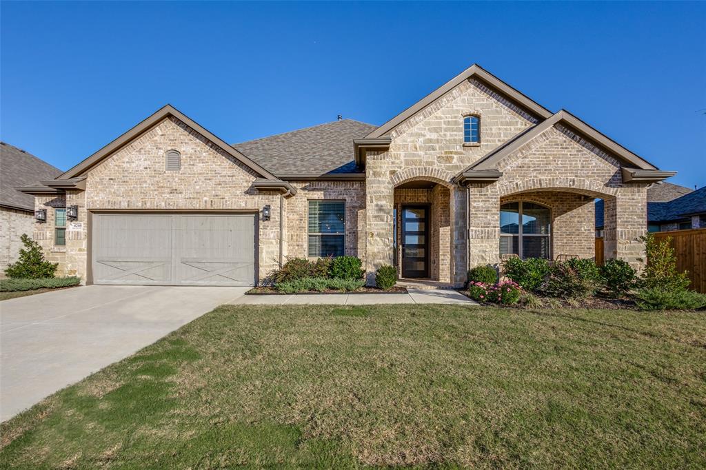 4208 Lk Vw Road Oak Point, TX 75068 - Photo 1 of 1 French provincial home with a front yard and a garage