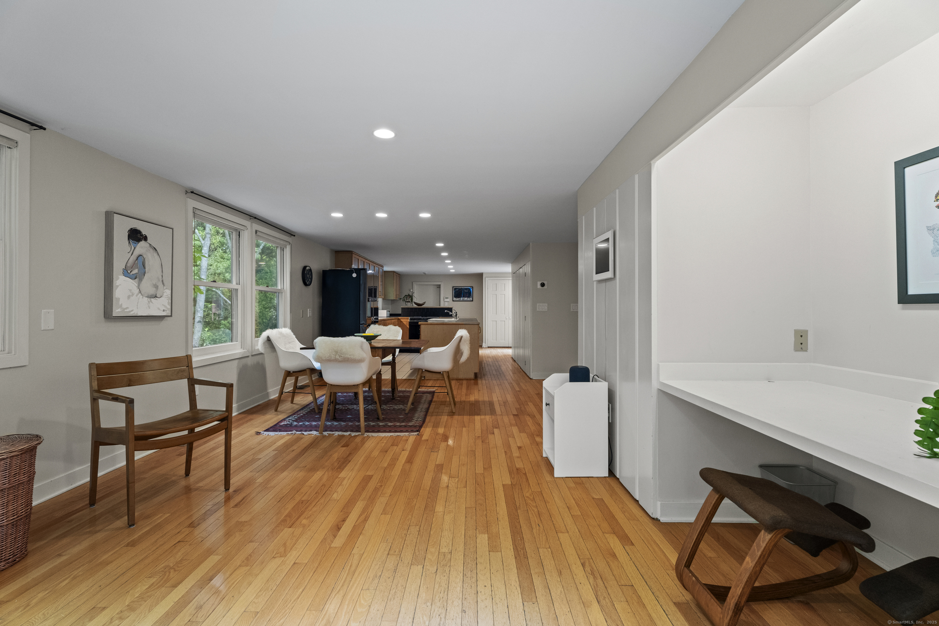 133 Blake Road Hamden, CT 06517 - Photo 14 of 40 a living room with furniture and a wooden floor
