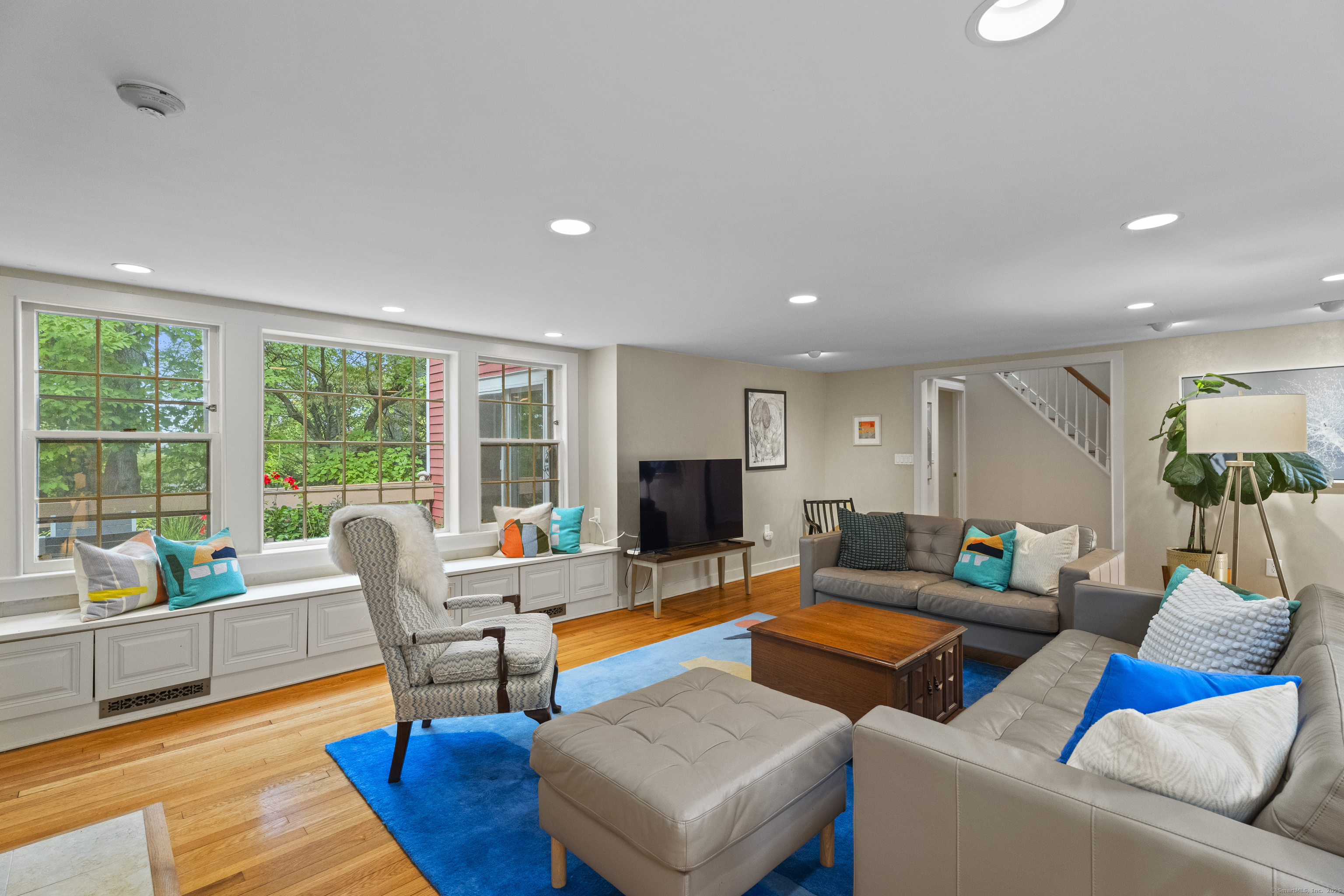 133 Blake Road Hamden, CT 06517 - Photo 3 of 40 a living room with furniture and a large window