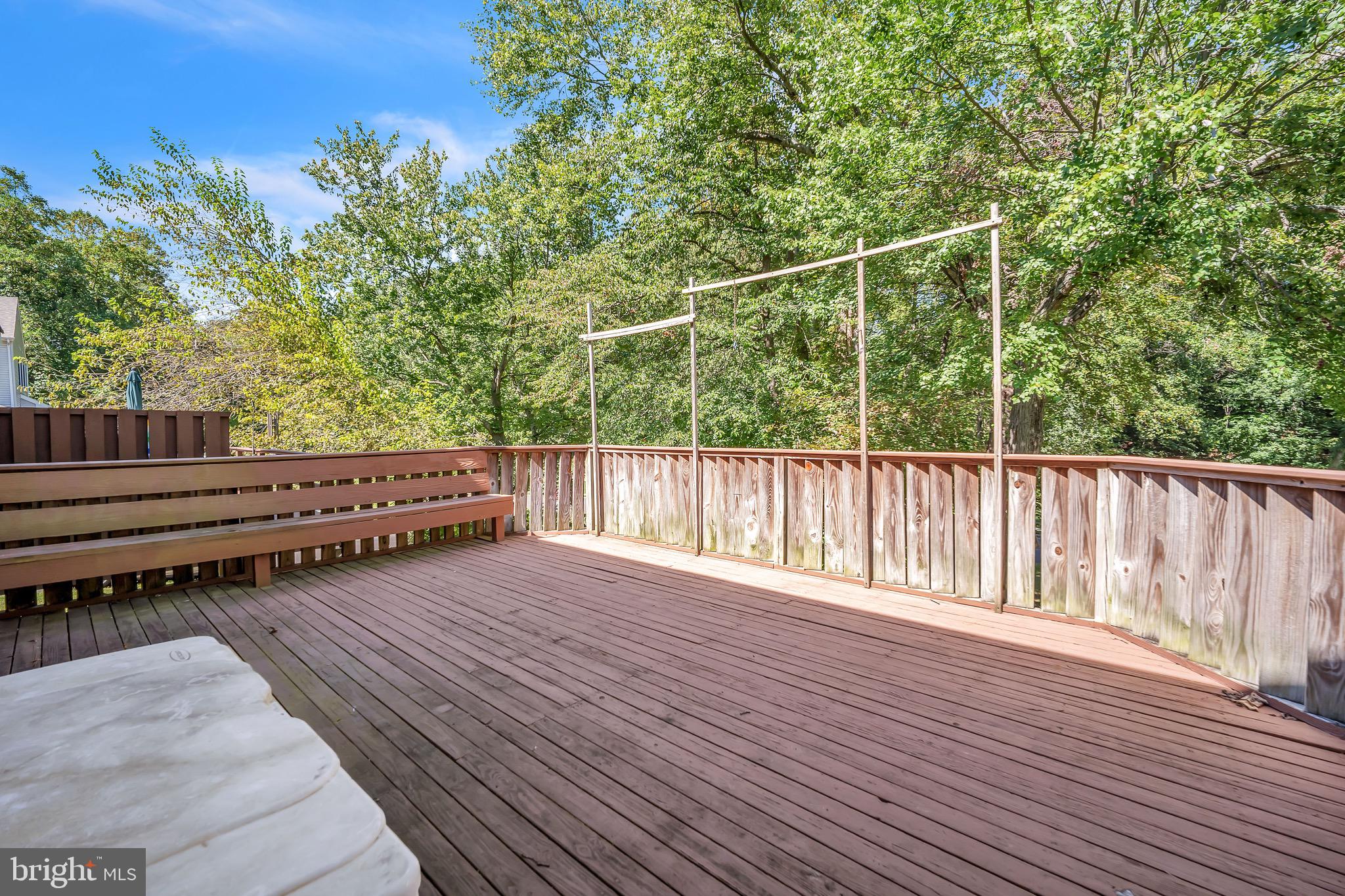 518 Pebble Ridge Court Langhorne, PA 19053 - Photo 13 of 31 a backyard of a house with wooden floor