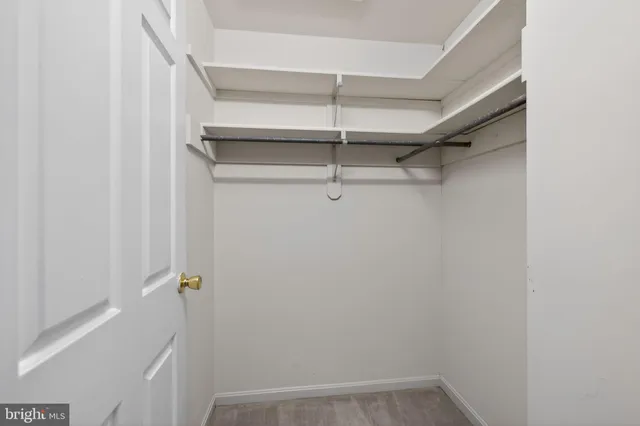 a view of walk in closet