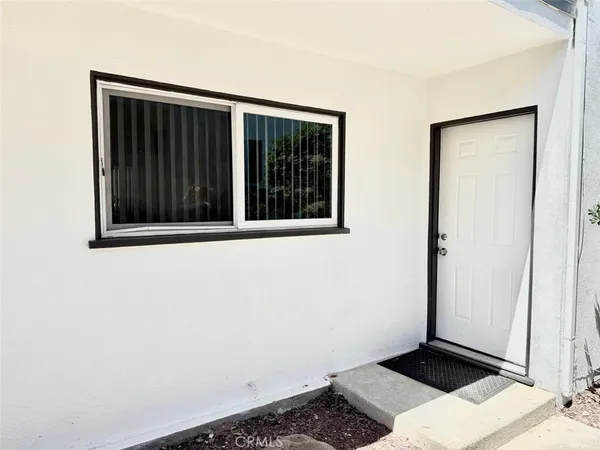 a view of a door