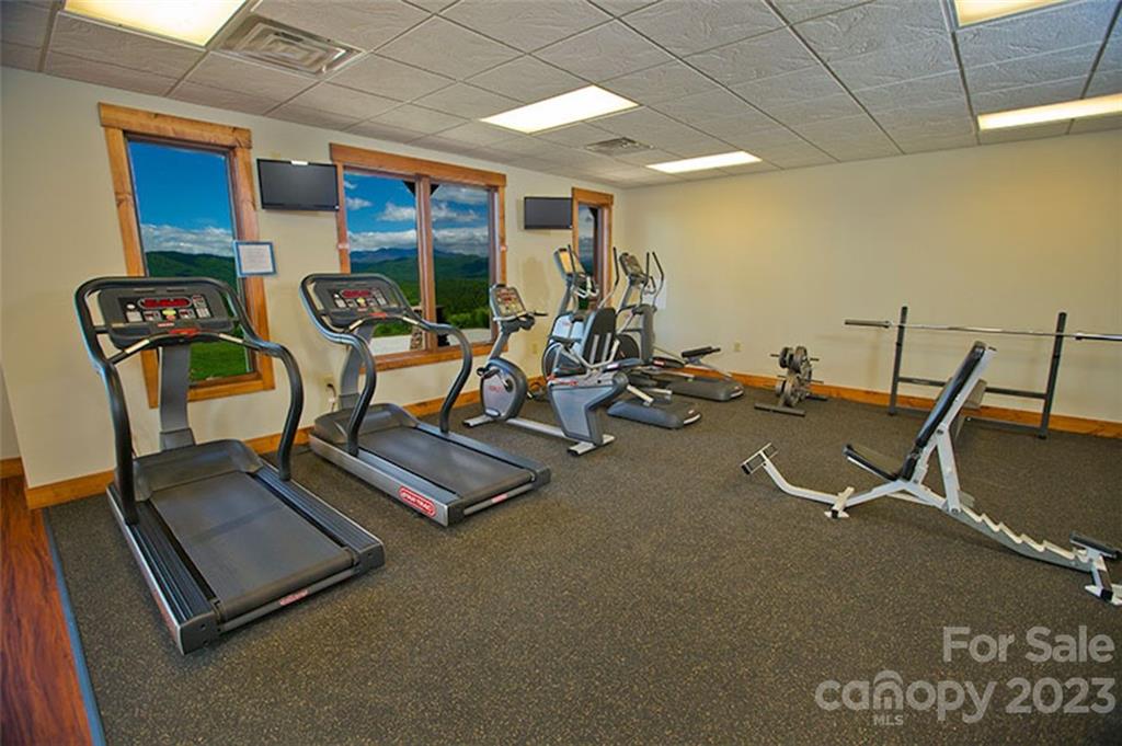 2032 Shadow Ridge Trail, Unit LOT G40 Lenoir, NC 28645 - Photo 11 of 25 a view of a room with gym equipment