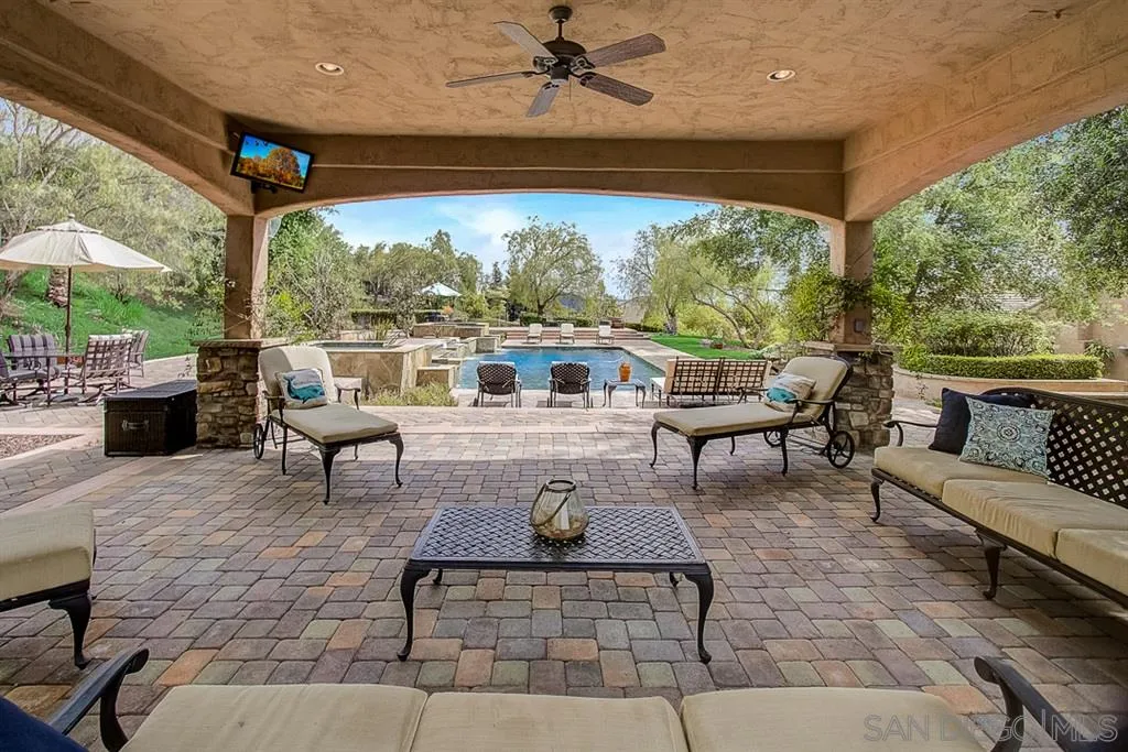 15165 Saddlebrook Lane Poway, CA 92064 - Photo 22 of 25 a living room with patio furniture and a floor to ceiling window