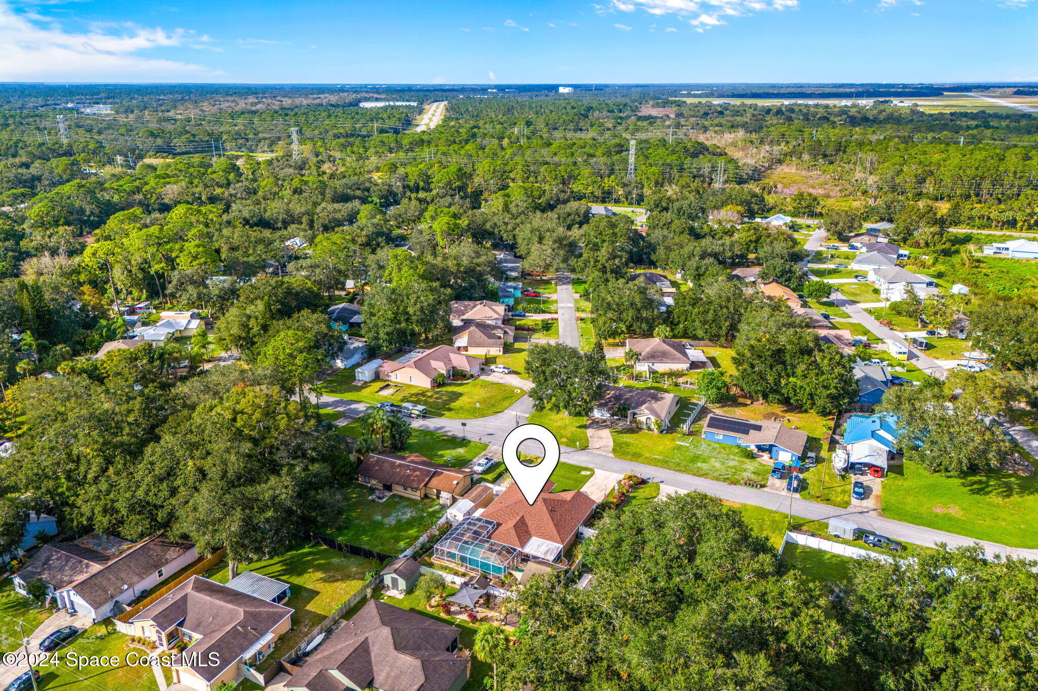 7325 Darien Road Cocoa, FL 32927 - Photo 8 of 55 Aerial