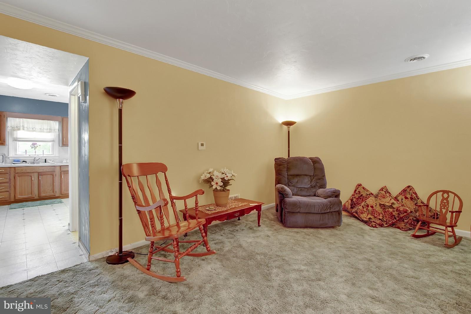 602 Fulton Street Hanover, PA 17331 - Photo 5 of 23 Living Room~/Entry to Kitchen - 1/2 Bathroom