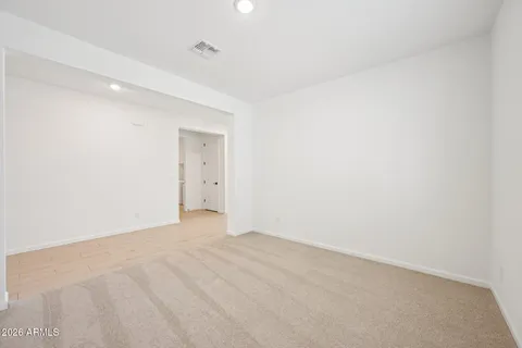a view of an empty room