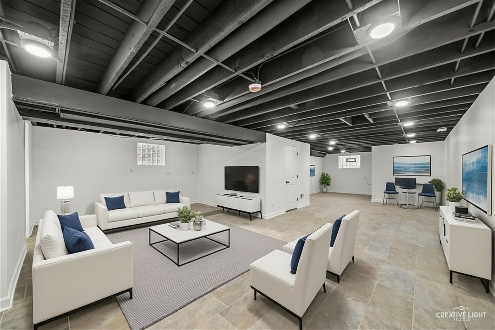 7724 South Chappel Avenue Chicago, IL 60649 - Photo 13 of 22 a living room with furniture and a flat screen tv