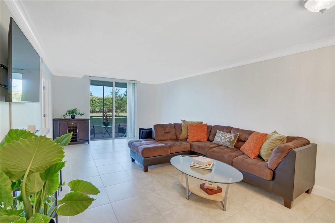 5500 Northwest 2nd Avenue, Unit 119 Boca Raton, FL 33487 - Photo 5 of 22 a living room with furniture and a large window