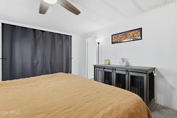 a bed room with a bed