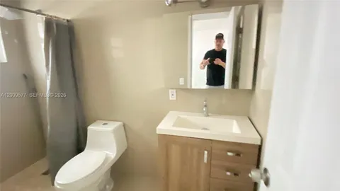 a view of a closet from a window