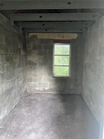 a view of empty room