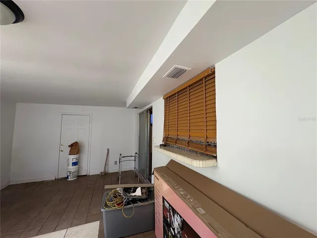 a room with storage and utility