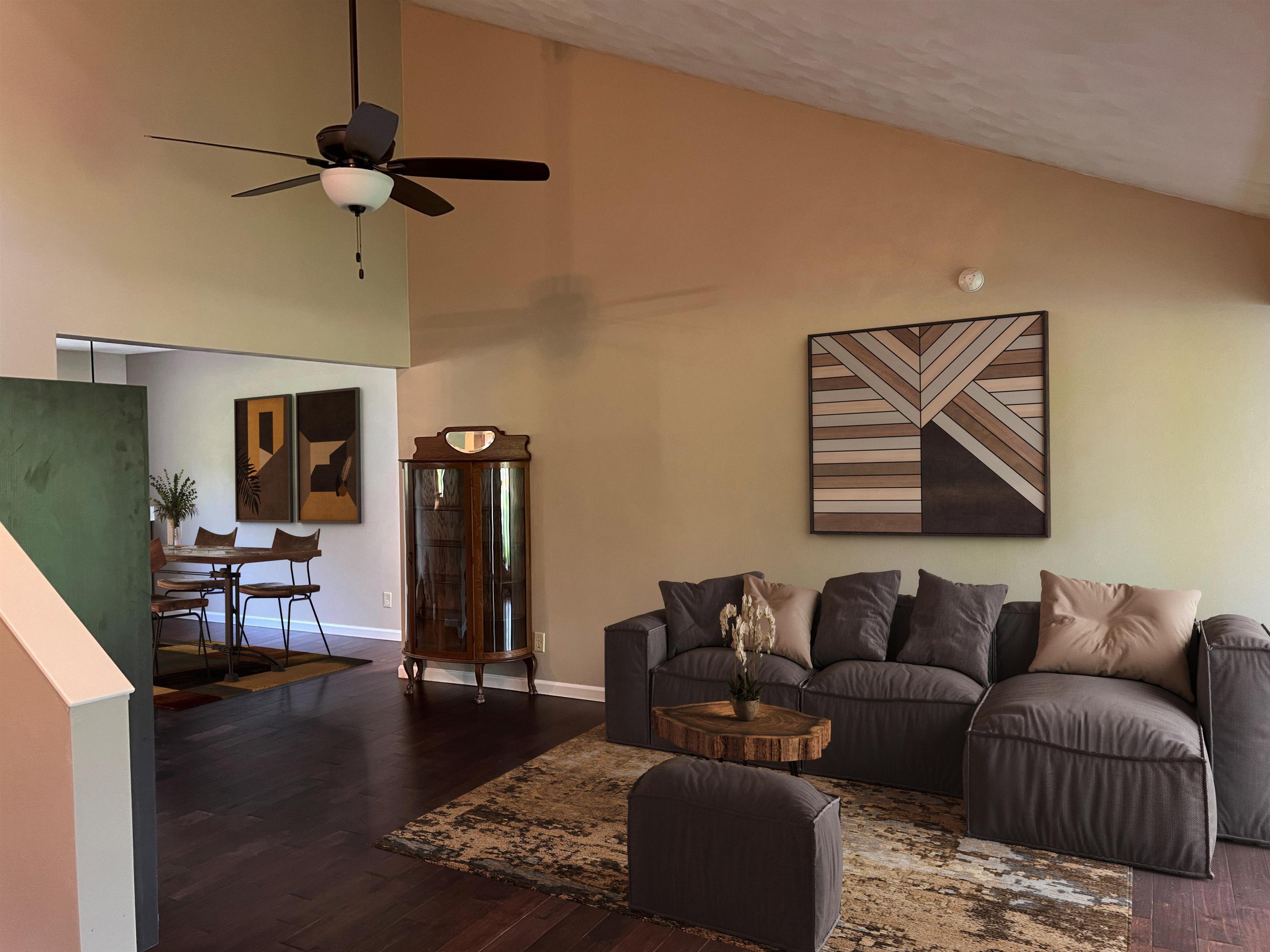 14 Spring Brook Road Rockford, IL 61114 - Photo 13 of 31 a living room with furniture and a ceiling fan