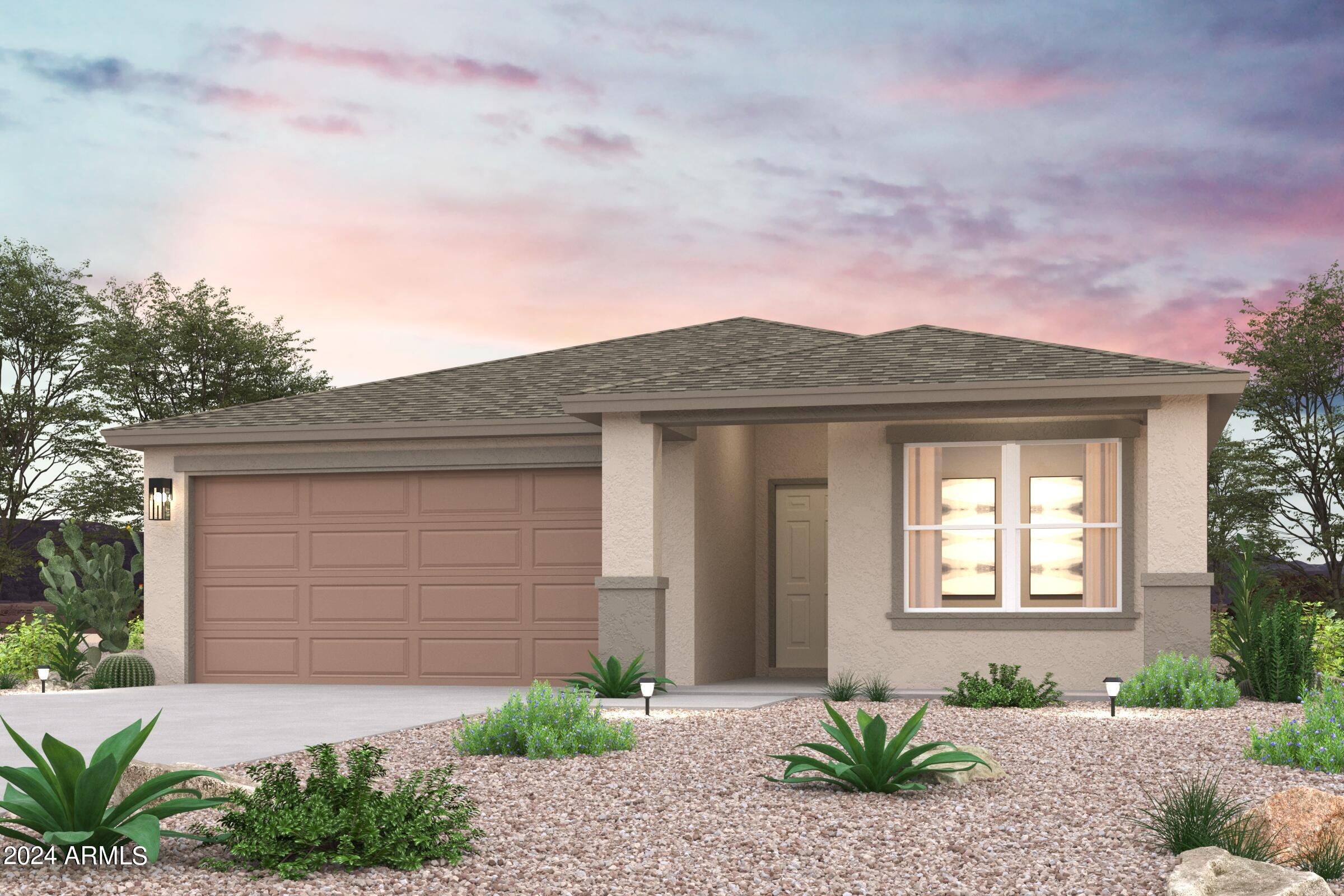 14154 South Overfield Road Arizona City, AZ 85123 - Photo 1 of 2 Verbena-1816-C-Shingle-No Glass Garage D