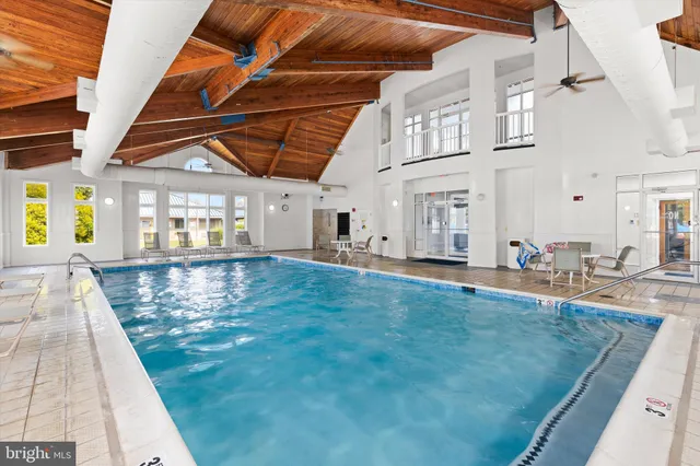 a view of a swimming pool and outdoor space